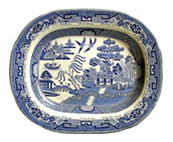Henry Wileman Willow Pattern Dish